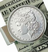 Image result for Silver Dollar Money Clips for Men