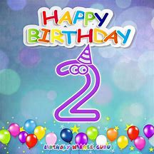 Image result for Happy 2nd Birthday Card