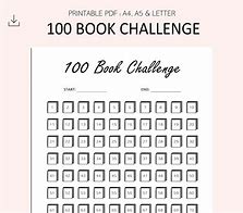 Image result for Blank Book Challenge Printable