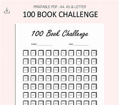 Image result for 100 Book Challenge Reading Log Printable