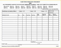 Image result for Employee Time Card Template Excel