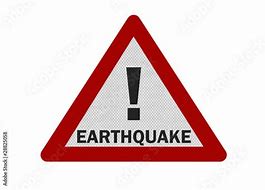 Image result for Earthquake Sign Danger No Background