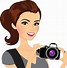Image result for Girl Photographer Clip Art