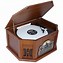 Image result for Vintage Turntable and CD Player