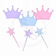 Image result for Princess Crown and Wand Clip Art