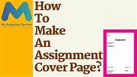 Image result for English Assignment Cover Page