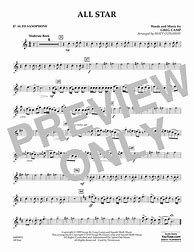 Image result for All-Star Saxophone Sheet Music
