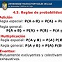 Image result for Reglas De Probabilidad