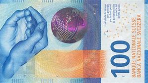 Image result for 100 Swiss Francs