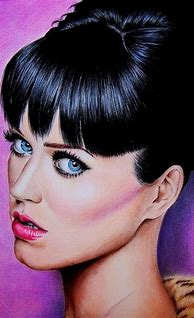 Image result for Colored Pencil Portraits Spike Hair
