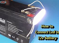 Image result for 12 Volt Battery Light for Emergency