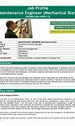 Image result for Mechanical Engineer Profile