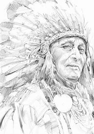 Image result for Native American Sketches Faces