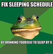 Image result for Sleep Schedule Meme
