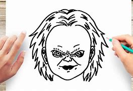 Image result for Chucky Drawing Easy Portrait