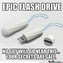 Image result for Stick a USB Meme