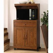 Image result for Microwave Cart with Drawer