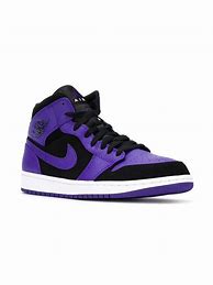 Image result for Purple and Black Air Jordans