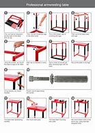 Image result for Arm Wrestling Table Dimensions