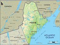 Image result for Map of Maine and Massachusetts
