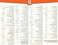 Image result for HTML Code Cheat Sheet PDF