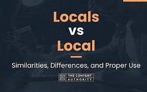 Image result for The Locals vs the World