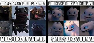 Image result for Toothless Smile Meme