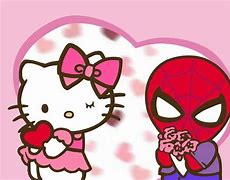 Image result for Spider-Man Hello Kitty Wallpaper