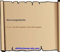 Image result for descoagulante