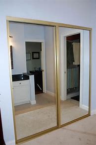 Image result for Sliding Closet Doors with Mirrors