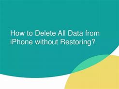 Image result for Erase iPhone Data