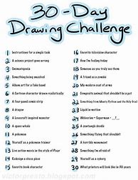 Image result for Drawing Challenge List