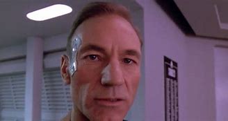 Image result for Captain Picard with Hair