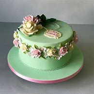 Image result for Mint Green Birthday Cake