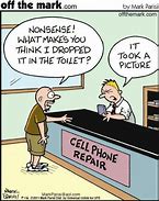 Image result for Funny Cartoon Answering Phone