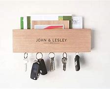Image result for wood wall mount mail organizers