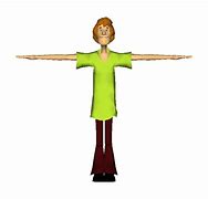 Image result for Shaggy T-Pose