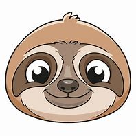 Image result for Sloth Pictures Cute Cartoon Face