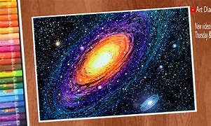 Image result for Oil Pastel Galaxy Art