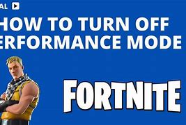 Image result for How to Turn Off Performance Mode