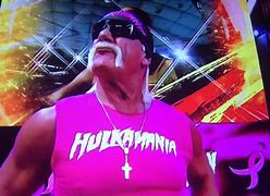 Image result for Hulk Hogan Pink Shirt White Hair