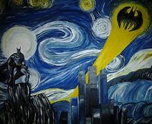 Image result for Starry Night Bat Signal