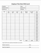 Image result for Time Card Form