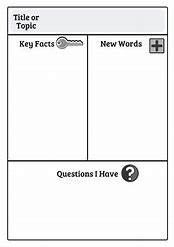Image result for Graphic Organizers for Note Taking