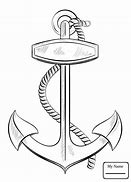 Image result for Anchor Line Drawing