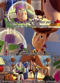 Image result for Toy Story 1 Woody and Buzz Meme