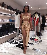 Image result for Kim Kardashian Controversial White and Gold