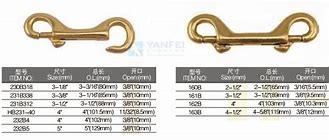 Image result for Brass Double End Snap Hook