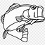 Image result for Realistic Bass Black and White Clip Art