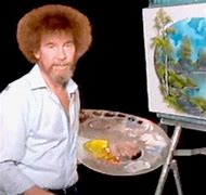 Image result for Bob Ross Afro